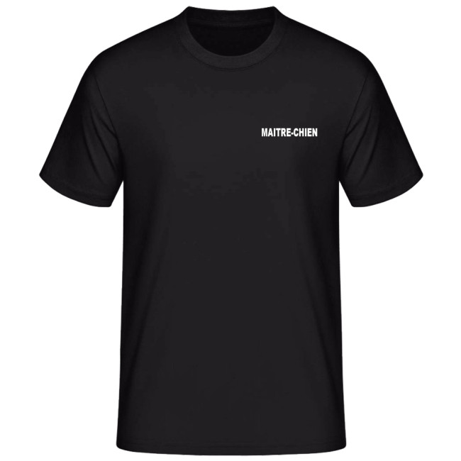 Tee-shirt MAITRE-CHIEN noir - Vetsecurite