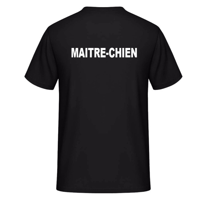 Tee-shirt MAITRE-CHIEN noir - Vetsecurite