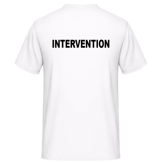 Weißes EINSATZ T-Shirt - Vetsecurite