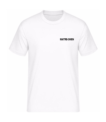 Tee-shirt MAITRE-CHIEN Blanc - Vetsecurite