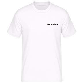 Tee-shirt MAITRE-CHIEN Blanc - Vetsecurite