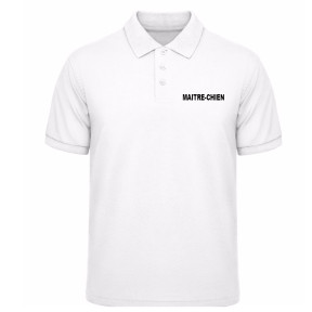 Polo HONDENGELEIDSTER Wit - Vetsecurite