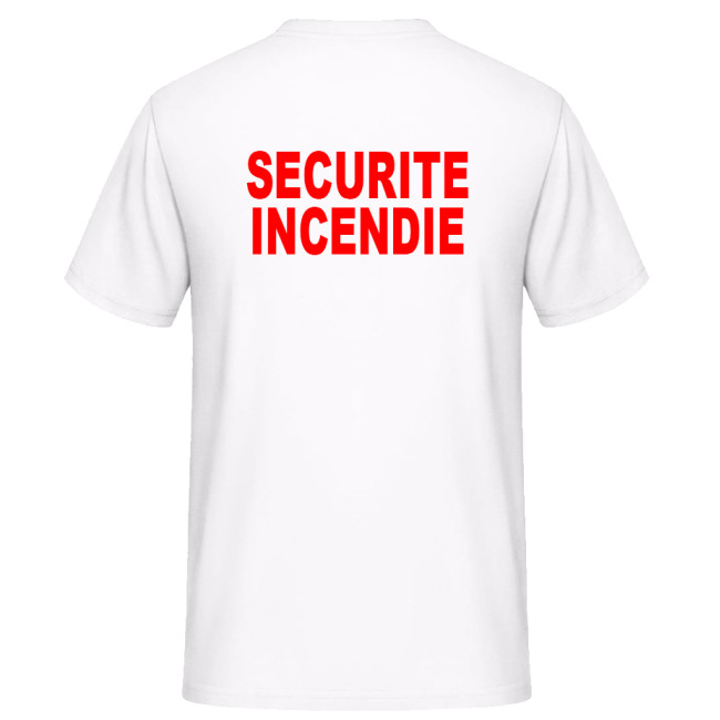 T-shirt BRANDBEVEILIGING Wit - Vetsecurite