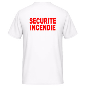Koszulka OCHRONA PRZECIWPOŻAROWA Biała - Vetsecurite