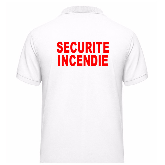 Polo OCHRONA PRZECIWPOŻAROWA Białe - Vetsecurite