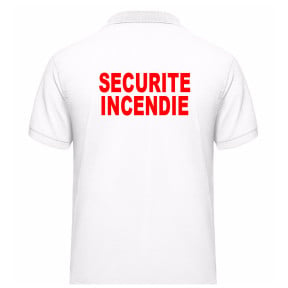 Poloshirt BRANDSCHUTZ Weiß - Vetsecurite