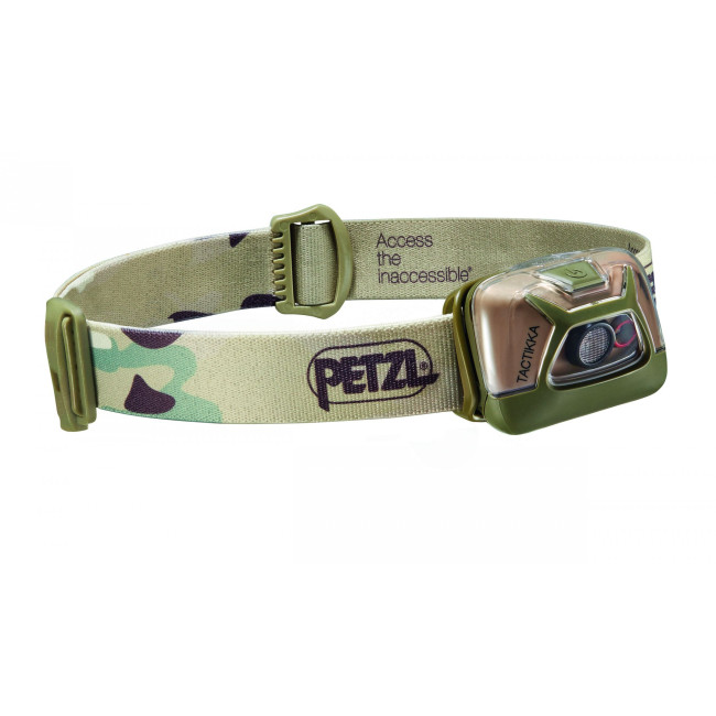 Lampe frontale Tactikka avec sifflet 200 lumens Camo CE - Petzl