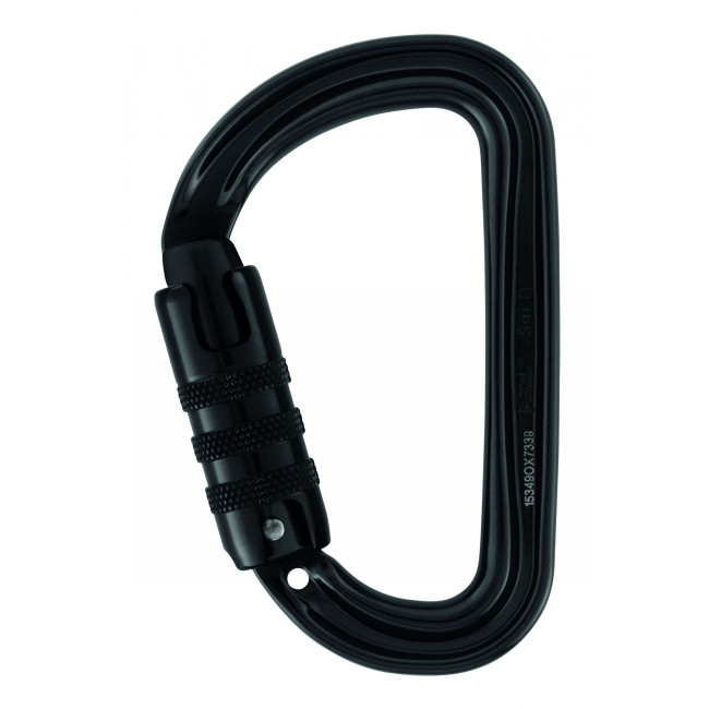 Mousqueton Sm'D asymétrique à vérouillage Triact-Lock - Petzl 