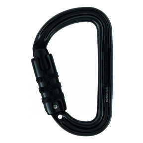 Asymetryczny ultralekkikarабinek Sm'D z blokadą Triact-Lock® - Czarny - Petzl
