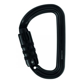 Asymetryczny ultralekkikarабinek Sm'D z blokadą Triact-Lock® - Czarny - Petzl