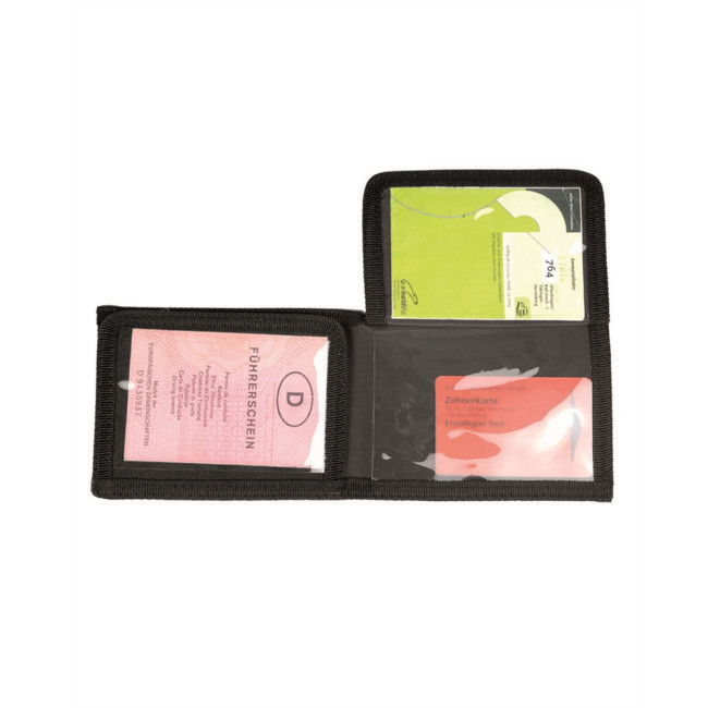 Porte carte d'identité BW Noir - Miltec Porte carte d'identité BW Noir - Miltec