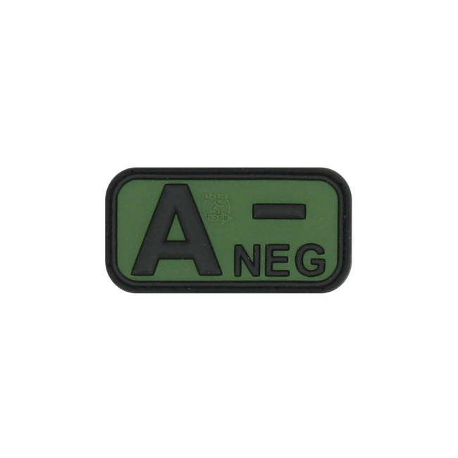 Patch groupe sanguin A- Vert OD - JTG