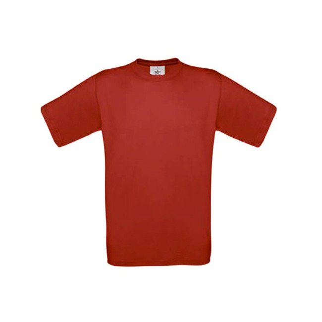 T-shirt krótki rękaw Czerwony - B&C