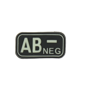 Blutgruppe AB- Patch Photolumineszierend - JTG
