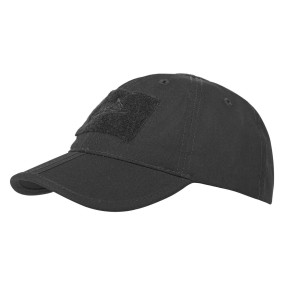 Baseball-Cap Ripstop schwarz - Helikon