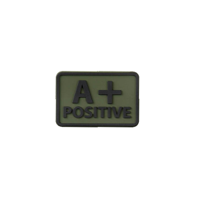Bloedgroep A+ Patch Groen OD - Helikon