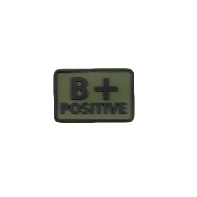 Bloedgroep B+ Patch Groen OD - Helikon