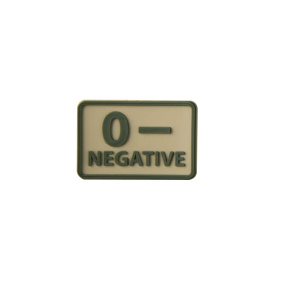 Patch de groupe sanguin O- Coyote - Helikon