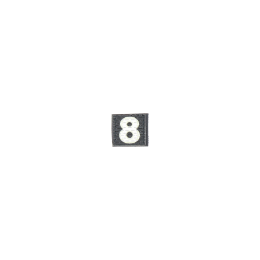Fotoluminescente velcro patch nummer 8