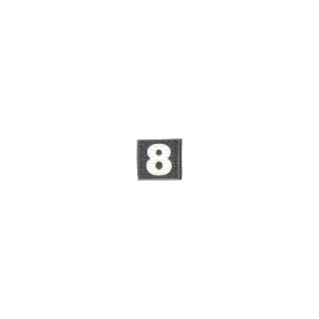 Fotoluminescente velcro patch nummer 8