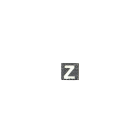 Patch velcro photoluminescent lettre Z