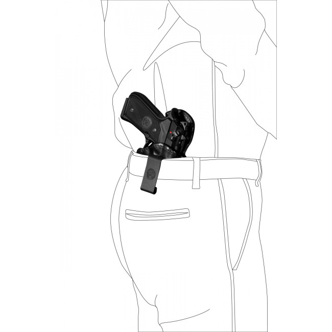 Holster en cuir souple inside IA325 Noir - Vega Holster