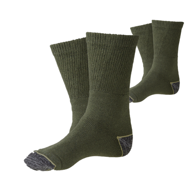 Set van 2 paar combat sokken kaki - Ares