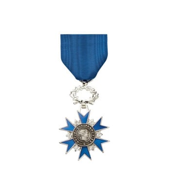Médaille ordonnance Chevalier ONM bronze argentée