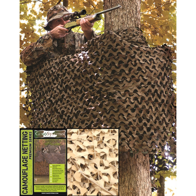 Sieć maskująca Piasek 3m x 3m - CamoSystems