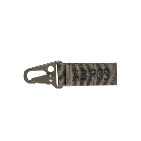 Porte clé tactique groupe sanguin B- Vert OD - Miltec