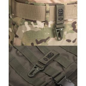 Porte clé tactique groupe sanguin O- Vert OD - Miltec