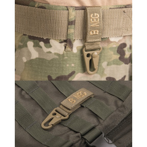 Porte clé tactique groupe sanguin B- Coyote - Miltec