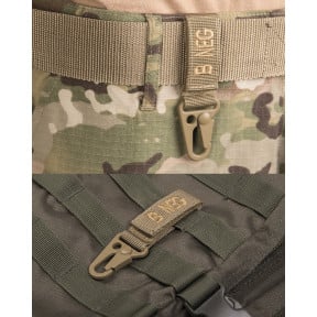 Porte clé tactique groupe sanguin B- Coyote - Miltec