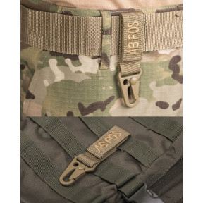 Tactische sleutelhanger bloedgroep AB+ Coyote - Miltec