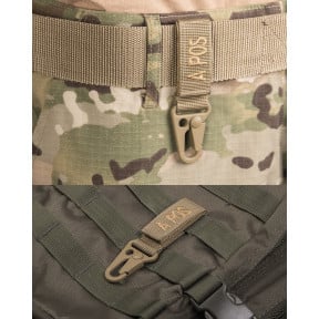 Brelok taktyczny grupa krwi A+ Coyote - Miltec