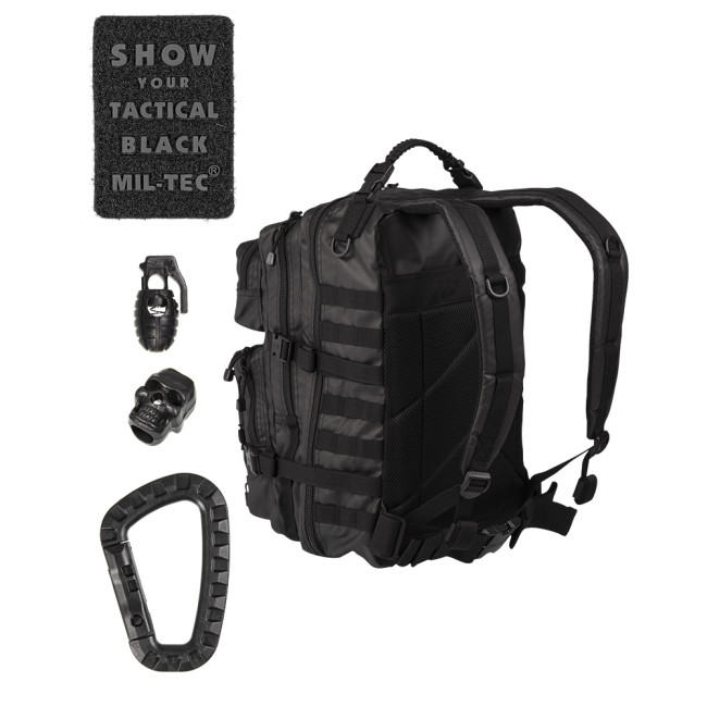Sac à dos US ASS. PACK Tactical Black 36L Noir - Miltec