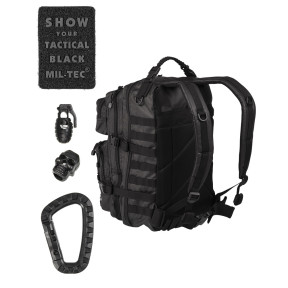 Mochila US ASS. PACK Tactical Black 36L Preta - Miltec