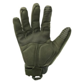 Gants d'intervention Alpha Vert OD - Kombat Tactical