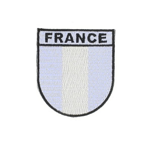 Écusson de bras FRANCE basse visi. gris