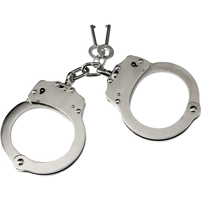 Handboeien met ketting nikkel TOE
