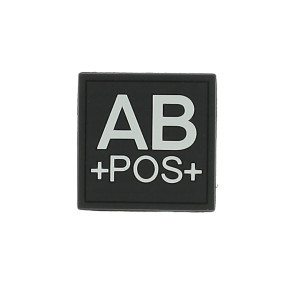 Siliconen patch AB+ Zwart - Patrol