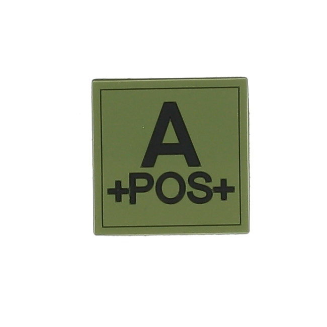 Patch silicone A+ Vert Armée - Patrol