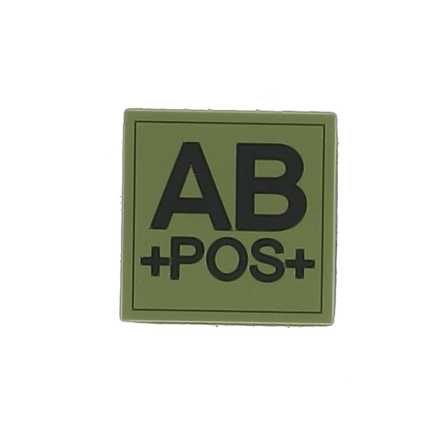 Patch silicone AB+ Vert Armée - Patrol