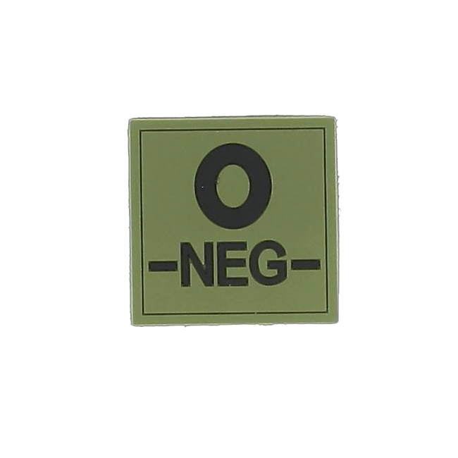 Siliconen patch O- Legergroen - Patrol