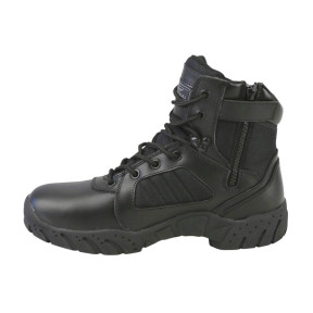 Botas Tactical Pro 1 cremallera 6" cuero/nylon - Negro - Kombat Tactical