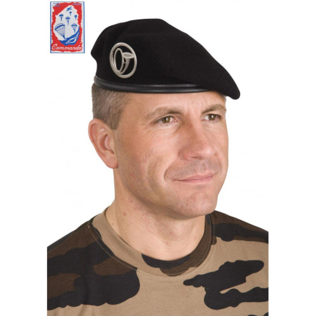 Beret commando myśliwski czarny - A10 Equipment