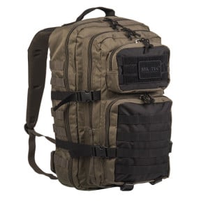 Mochila US Assault 36L verde/negro - Miltec