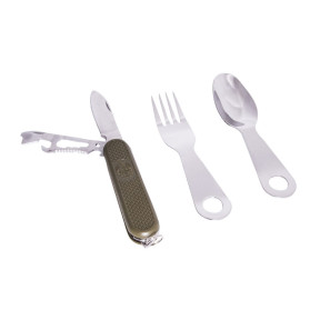 Gedeck mit Taschenmesser - Miltec