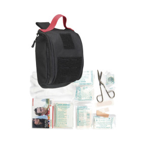 Tasca IFAK laser cut nera completa - Miltec