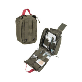 Komplette lasergeschnittene IFAK-Tasche in Olivgrün - Miltec